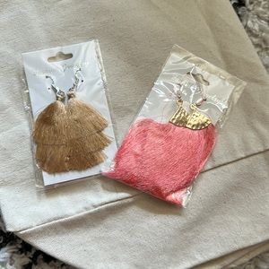 Earrings never been worn